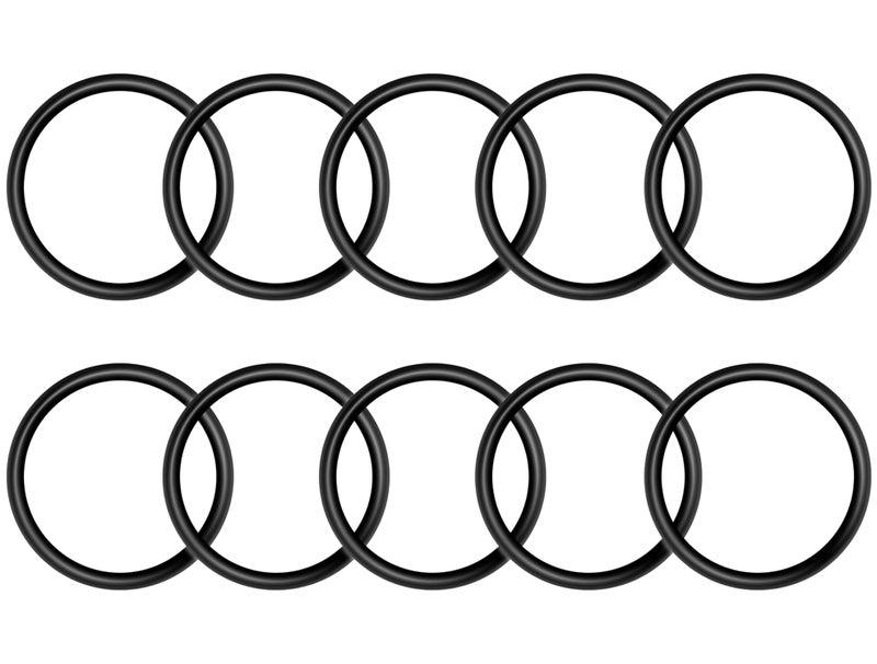HASMX 10 Pack Piston O-Rings for Hitachi Replaces Part Numbers: 877-368, 877368 and Fits Hitachi Nailer Models: 83AA2, NR65AK, NR65AK(S), NR65AK2, NR83A, NR83A2, NR83A2(S), NR83A3, NR83A3(S), NR83AA - Image 1